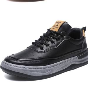 Zapatos casuales con cordones en marrón, blanco y negro, venta al por mayor de fábrica - Zapatos con parte superior de PU y suela de goma para hombre, estilo para caminar. - Product Image 1