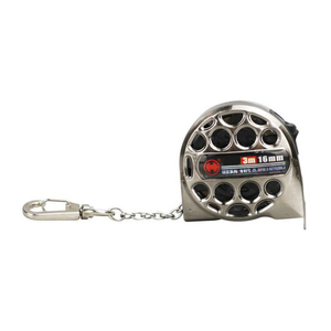 Casing pita pengukur Metros Label baja tahan karat ABS kualitas bagus PVC kustom tahan air 5m 7.5m perak De 5m 5m meter 10 buah - Product Image 3