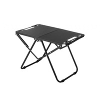 Table pliante tactique multifonctionnelle d'extérieur pour camping, pique-nique, barbecue, table portable avec design à ouverture rapide en acier inoxydable
