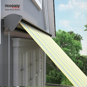 Hooeasy mái hiên bằng tay có thể thu vào bằng tay có thể điều chỉnh bằng nhôm ngoài trời mái hiên ban công cửa sổ sân hiên - Product Image 3