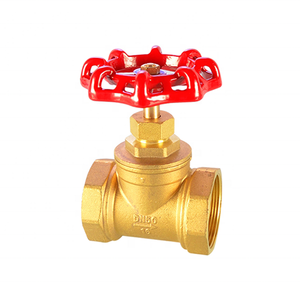 NPT BSP Female Thread Flow <b>Control</b> Brass Forged Gate Valve with Iron Hand Wheel - Product Image 4