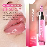 Sérum Huile Repulpant pour les Lèvres Saveur Naturelle Marque Blanche – Base de Maquillage Brillante Hydratante et Soin Essentiel pour les Lèvres – Cosmétique
