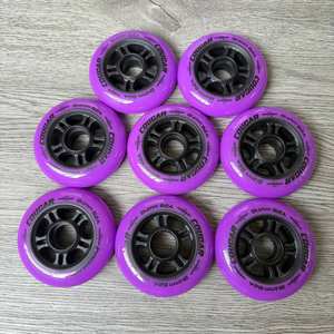 Patins à roulettes de course avec grandes roues à rebond élevé de 84 mm 82A, résistants à l'usure et à rebond élevé - Product Image 2