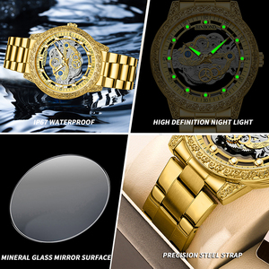 Reloj de Pulsera BINBOND Preciso, Reloj de Cuarzo de Moda para Hombre, con Diseño Hueco, Elegante y de Lujo para Negocios - Product Image 6