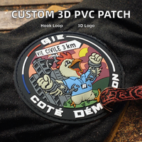Patchs PVC 3D thermocollants personnalisés avec motifs fleurs, cœurs, étoiles et alphabets – Appliques autocollantes pour chapeaux et sacs
