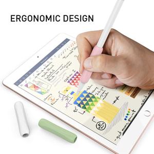 ฝาครอบปากกาสไตลัสซิลิโคนสำหรับ <span class=keywords><strong>Apple</strong></span> <span class=keywords><strong>Pencil</strong></span> <span class=keywords><strong>1</strong></span> 2, ปลอกดินสอป้องกันหน้าจอสัมผัสกันกระแทกกันรอยขีดข่วนกันลื่น - Product Image 2