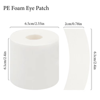 110 patchs professionnels en micro-mousse pour cils, écologiques, imperméables, séchage rapide, respirants, nourrissants, outil de beauté facile à utiliser