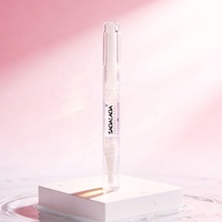 Tube vide rechargeable double usage pour huile à cuticules et gloss à lèvres, format stylo rotatif, marque privée, faible MOQ, emballage cosmétique OEM, vente en gros