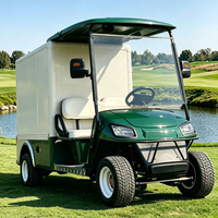 Chariot de golf électrique autonome à énergie solaire avec boîte de chargement, idéal pour le camping écologique - Prix usine