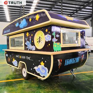Gerobak Makanan/<span class=keywords><strong>Trailer</strong></span> Makanan Desain Vintage Outdoor Berbahan Bakar Bensin, Pengiriman Cepat dari Cina, Murah, untuk Dijual di AS - Product Image 5