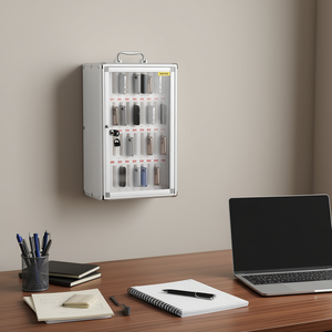 Armoire murale en alliage d'aluminium Vevor à 36 emplacements pour téléphones portables, verrouillable, pour l'organisation du bureau, design moderne - Product Image 2
