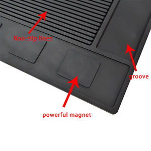Personalized <b>Silicone</b> PVC Barber Station Mat Rubber Salon Clipper Mat Non Slip Heat Resistant Styling Tool <b>Pad</b> Workstation Mat - Product Image 3