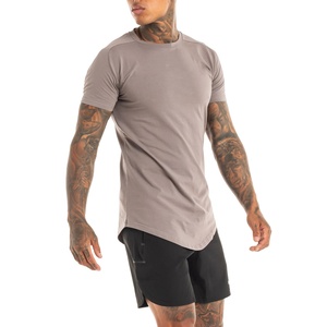 Nouveauté T-shirt de sport pour homme Coton de haute qualité Spandex Étiquette personnalisée Design populaire par un fabricant de vêtements de sport pour le fitness - Product Image 1