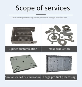 Corte láser de precisión y servicio de doblado de chapa para fabricación personalizada de aluminio y acero inoxidable en Xiamen, <span class=keywords><strong>China</strong></span> - Product Image 2