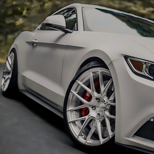 Jantes en alliage d'aluminium forgé argenté brillant, entièrement personnalisables pour BMW, Mercedes, <span class=keywords><strong>Tesla</strong></span>, Audi - Product Image 5