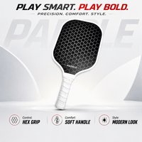 Raquette de pickleball personnalisée en fibre de verre, noyau en nid d'abeille PP de 16 mm, raquette d'entraînement de haute qualité pour adultes