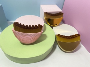 Brocha de Maquillaje Individual para Contorno Facial, Diseño Ergonómico para Drenaje y Masaje Preciso de la Piel, Alivia la Fatiga, Brocha Seca - Product Image 2