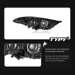 TYPY for 2017-2021 Ford Mondeo <b>headlight</b> Mustang-style <b>LED</b> lens with daytime running lights and sequential turn signals - Product Image 5