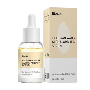 Suero profundo de alfa-arbutina de arroz de belleza orgánica vegana para el rostro, tono de piel opaco desigual, cuidado diario de la piel coreana para hombres <span class=keywords><strong>y</strong></span> mujeres, 30ml - Product Image 1