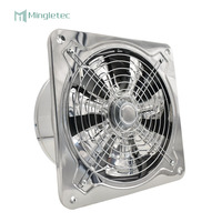 Ventilateur d'évacuation de cuisine à grande vitesse en métal à faible bruit commercial 10'' 12'' 14'' 16''