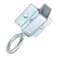 Hot Drop Shipping S08 fenêtre porte sécurité anneau de traction en alliage de Zinc ressort rebond porte boulon loquet serrure panneau serrure nom