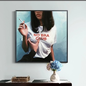 Abstract No Bar Club Girl dipinti su tela su the Wall Art <span class=keywords><strong>poster</strong></span> e stampe Modern Bad Girls WaLL Pictures For Living Room - Product Image 1