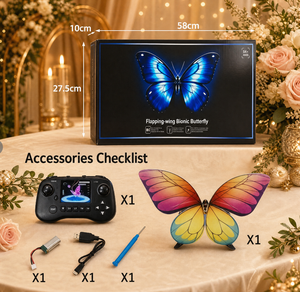 Mariposa Voladora Sorpresa con Luces LED, Dron Biónico RC, Adornos para Bodas, Propuesta de Matrimonio, Baby Shower, Cumpleaños, Fiestas de Año Nuevo - Product Image 6