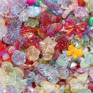 Acrylic Ab Colored Beads 10-40mm For Diy Jewelry Accessories <b>Bracelets</b> Necklaces <b>Phone</b> Chains Kids Crafts - Product Image 5