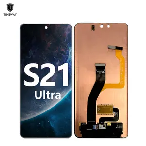 TIMEWAY 휴대 전화 LCD 교체 원래 화면 삼성 갤럭시 s21 울트라 플러스 S6 S7 S8 S9 S10 S20 s 21 울트라 LCD 전화