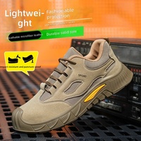 Chaussures de sécurité à embout d'acier, anti-écrasement, anti-perforation, résistantes aux taches, légères, chaussures de protection pour travaux de construction