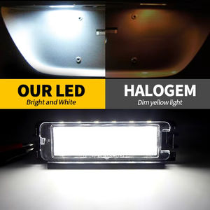 1 pièce, éclairage de plaque d'immatriculation LED, lampe de plaque d'immatriculation pour Dacia Sandero II Logan II 2013 2014 2015 2016 2017 2018 2019 2020 <span class=keywords><strong>2021</strong></span> - Product Image 3