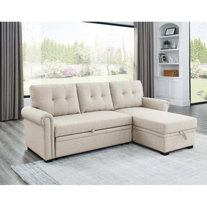 Pinzhi muebles para el hogar sofá cama Imperial concubina sala de estar esquina multifuncional sentado y almacenamiento sofá cama - Product Image 6