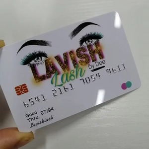 Cartes de membre personnalisées en PVC holographique carte de crédit taille carte de visite idées cadeaux - Product Image 4