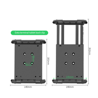 Soporte industrial resistente para tableta iPad/ Samsung/GalaxyTab/Google Nexus/e-reader/CrossCall Core T4 para monturas ram