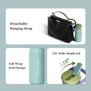 Houroffer Toptan Özel Logo 13oz 20oz İzole Paslanmaz Çelik Su Şişesi Vakumlu Spor Seyahat Spor Salonu İş Hediyeleri İçin - Product Image 2