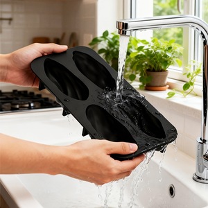 4-Cavity Nut-Shaped Silicone Mousse Cake Mold Food Grade Baking Mold DIY Dessert Pudding Mold Commercial Use - Product Image 3