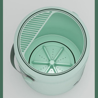Sous-vêtement compact amélioré Mini Home Laundry Pliage efficace Laveuse commerciale