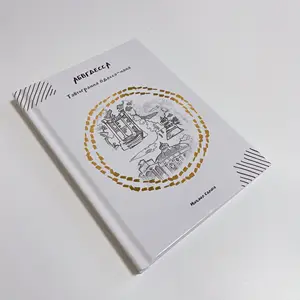 Impressão do livro de capa dura impressão digital sob demanda-língua Russa