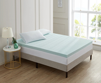 Housse amovible et lavable certifiée Certipur-us Surmatelas en mousse à mémoire infusée de gel