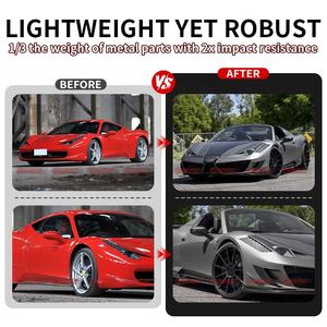 Nuevo Kit de Guardabarros Laterales de Fibra de Carbono Estilo MSY para Ferrari 458 - Product Image 2