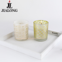 Fabriqué au Vietnam, diffuseur de parfum en cire de paraffine au parfum de vanille luxueux, avec pot en verre personnalisé pour la décoration de la maison, fait à la main