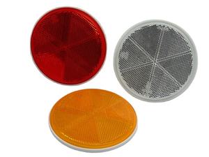 جولة منعكس البلاستيك ضوء عاكس السلامة عاكس 80 مللي متر مقطورة عاكسات - Product Image 6