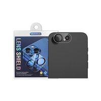 Protection d'écran pour objectif d'appareil photo d'iPhone, verre trempé à couverture intégrale pour iPhone 17e