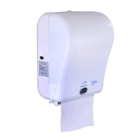Distributeur de papier hygiénique mural intelligent à capteur automatique, écologique, grand format, avec coupe-papier intégré, pour salle de bain, hôtel, cuisine commerciale, salle de sport