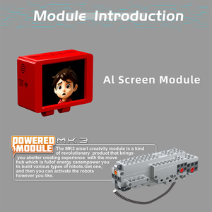 Mould King 15090 530PCS Robot <span class=keywords><strong>Serie</strong></span> RC AI Red Star Interaction Robot Model Building Block Model Technical Toy Festival Gift - Product Image 5