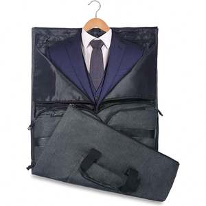 Free Sample 45L <b>Carry</b>-<b>on</b> Size Garment <b>Bag</b> with Wet Pocket Suit Travel Weekender <b>Bag</b> for Men Women - Product Image 2