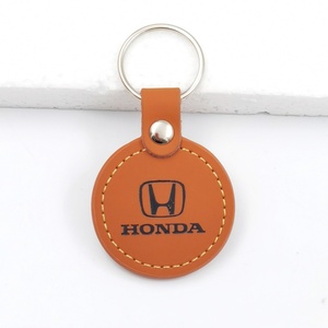 Promotional Custom Bulk Blank Sublimation Luxury Faux Genuine Pu Car Leather <b>Key</b> <b>Chain</b> Holder Custom Brand logo Leather Keychain - Product Image 6
