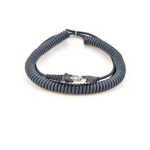 Máy Quét Mã Vạch Thẳng Xoắn Ốc USB Để RJ45 RJ50 Console Cáp Cuộn Dây - Product Image 1