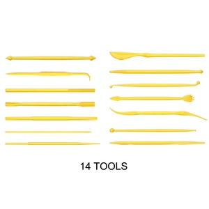 Ensemble d'outils de poterie d'<span class=keywords><strong>argile</strong></span> en plastique de 5 pièces pour sculpter et peindre pour sculpter <span class=keywords><strong>l</strong></span>'art - Product Image 6
