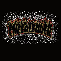 Transferts de strass personnalisés, motifs de transfert thermique pour t-shirts de cheerleaders